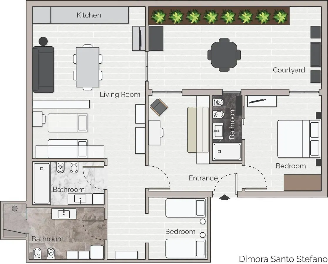 Dimora Santo Stefano: Ampia, Con Giardino Privato Apartman Bologna